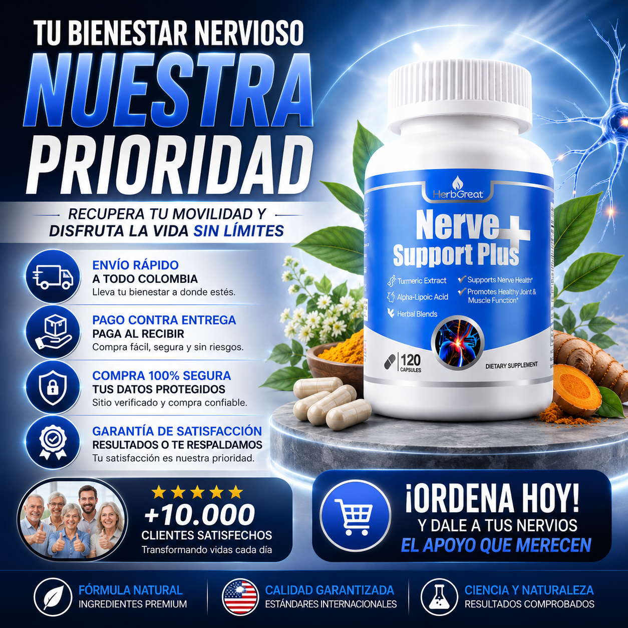 NerveVital – Complejo Nutricional para el Cuidado de los Nervios y la Movilidad
